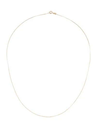 Pre-owned Necklace 10k Curb Link Chain , 18" In Multi
