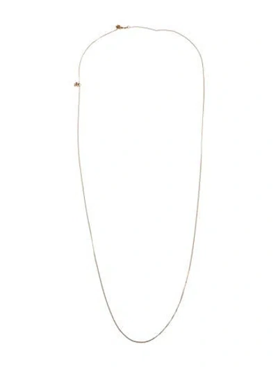 Pre-owned Necklace 10k Enamel Butterfly Chain , 32" In Multi