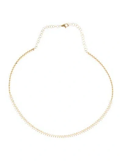 Pre-owned Necklace 1.36ctw Diamond Collar , 16" In Multi