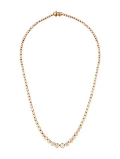 Pre-owned Necklace 14k 10.00ctw Diamond Collar , 17.25" In Multi