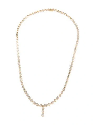 Pre-owned Necklace 14k 10.00ctw Lab-grown Diamond Collar , 18" In Multi