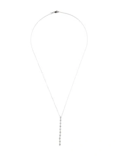 Pre-owned Necklace 14k 1.00ctw Diamond Lavalier , 17.75" In Multi