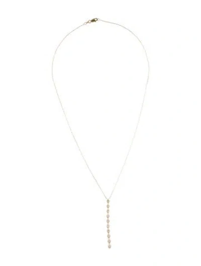 Pre-owned Necklace 14k 1.00ctw Diamond Lavalier , 18" In Multi