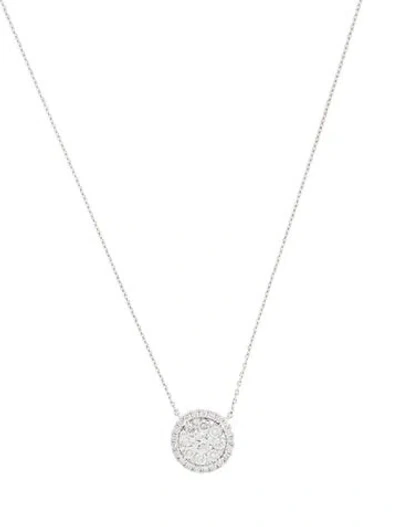 Pre-owned Necklace 14k 1.00ctw Diamond Pendant , 18" In Multi