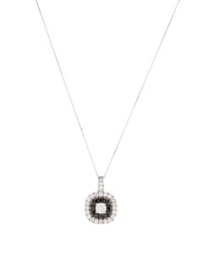 Pre-owned Necklace 14k 1.00ctw Diamond Pendant Neclklace, 18" In Multi