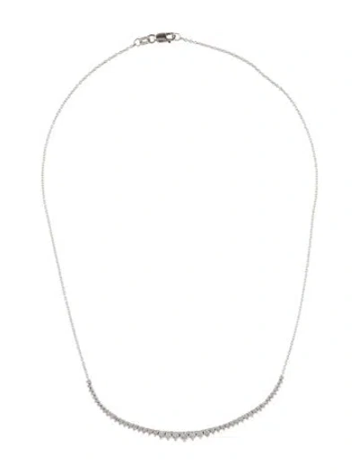 Pre-owned Necklace 14k 1.00ctw Graduated Diamond Collar , 16" In Multi