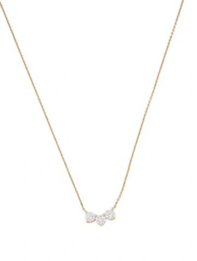 Pre-owned Necklace 14k 1.00ctw Lab-grown Diamond Pendant , 18" In Multi