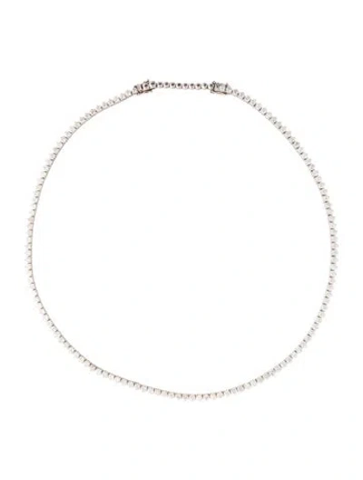 Pre-owned Necklace 14k 10.53ctw Diamond Tennis , 18" In Multi