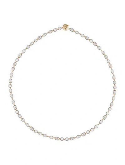 Pre-owned Necklace 14k 10.91ctw Lab-grown Diamond Collar , 17" In Multi