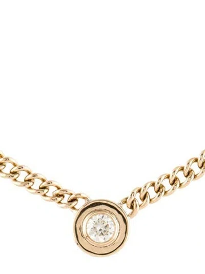 Pre-owned Necklace 14k 1.21ctw Diamond Cuban Pendant , 16" In Multi
