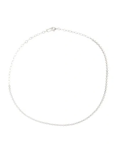 Pre-owned Necklace 14k 1.24ctw Diamond Collar , 14.5" In Multi