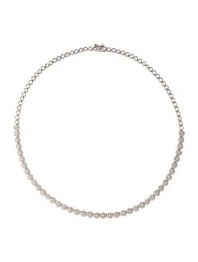 Pre-owned Necklace 14k 1.30ctw Diamond Tennis , 16" In Multi