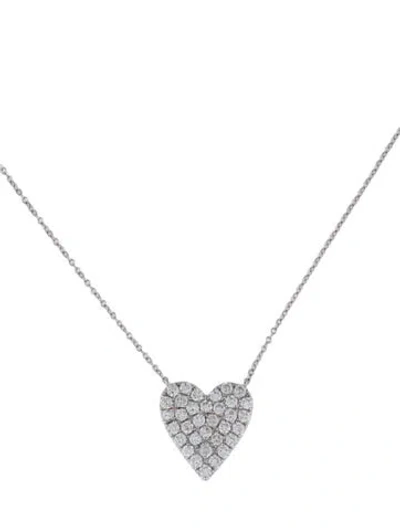 Pre-owned Necklace 14k 1.31ctw Diamond Pendant , 18" In Multi