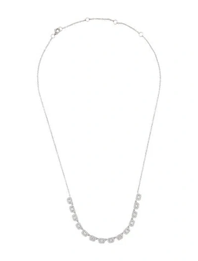 Pre-owned Necklace 14k 1.32ctw Diamond Collar , 18.25" In Multi