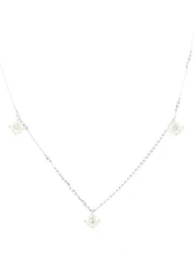 Pre-owned Necklace 14k 1.42ctw Diamond Collar , 17.75" In Multi