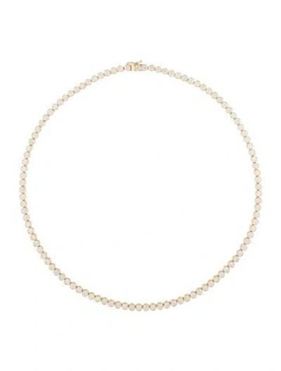 Pre-owned Necklace 14k 15.00ctw Diamond Tennis , 18" In Multi