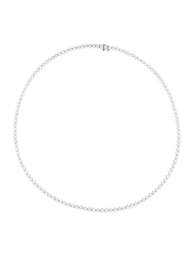 Pre-owned Necklace 14k 15.12ctw Lab-grown Diamond Tennis , 20" In Multi