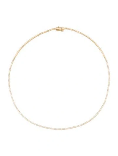 Pre-owned Necklace 14k 1.59ctw Diamond Tennis , 16" In Multi