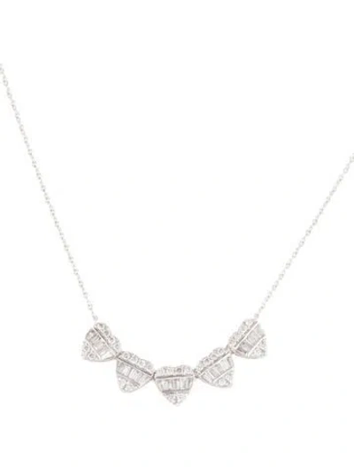 Pre-owned Necklace 14k 19.08 Ctw Lab-grown Diamond Tennis , 22" In Multi