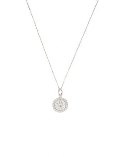 Pre-owned Necklace 14k 1.90ctw Lab Grown Diamond Pendant , 18" In Multi