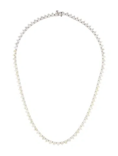 Pre-owned Necklace 14k 19.56ctw Diamond Collar , 16" In Multi