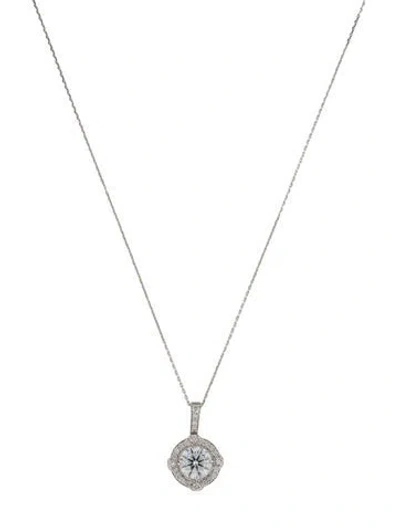 Pre-owned Necklace 14k 1.96ctw Lab-grown Diamond Pendant , 18" In Multi