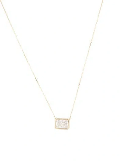 Pre-owned Necklace 14k 2.00ct Lab-grown Diamond Pendant , 18" In Multi