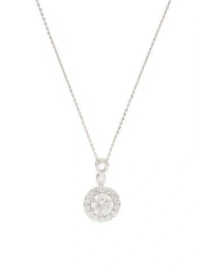 Pre-owned Necklace 14k 2.00ctw Lab Grown Diamond Pendant , 18" In Multi