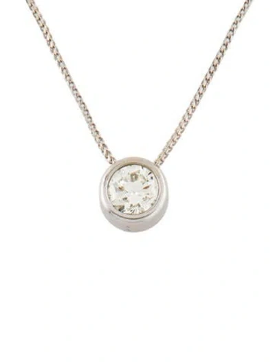 Pre-owned Necklace 14k 2.05ct Diamond Pendant , 16" In Multi