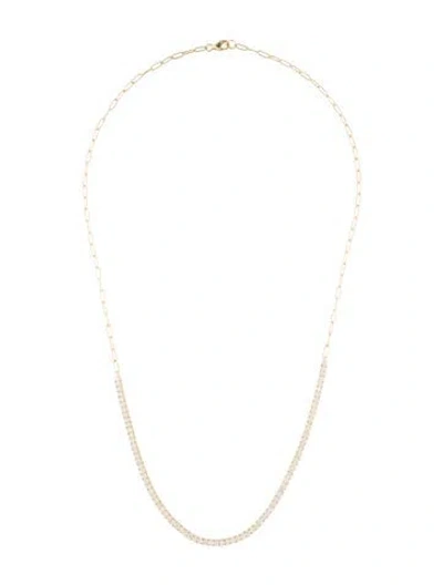 Pre-owned Necklace 14k 2.06ctw Diamond Link , 18" In Multi