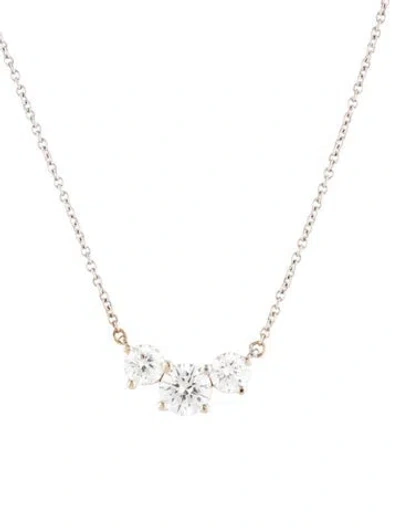 Pre-owned Necklace 14k 2.06ctw Diamond Pendant , 18" In Multi