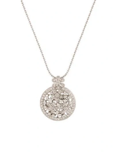 Pre-owned Necklace 14k 2.19ctw Diamond Pendant , 17.75" In Multi