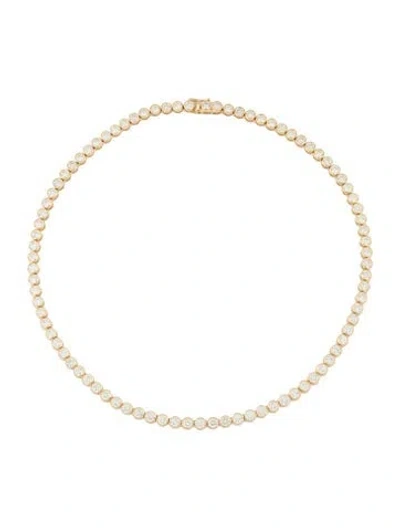 Pre-owned Necklace 14k 22.50ctw Diamond Tennis , 18" In Multi