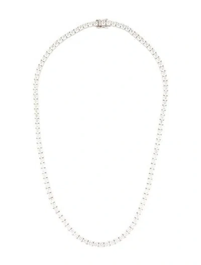 Pre-owned Necklace 14k 25.00ctw Diamond Collar , 18" In Multi