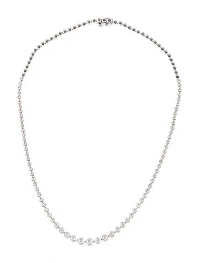 Pre-owned Necklace 14k 2.74ctw Diamond Tennis , 17" In Multi