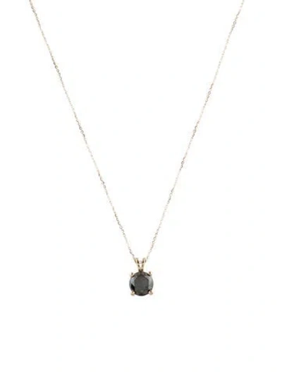 Pre-owned Necklace 14k 2.75ct Diamond Pendant , 18" In Multi