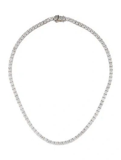 Pre-owned Necklace 14k 27.84ctw Diamond Collar , 18" In Multi