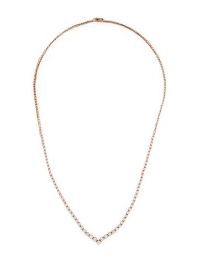 Pre-owned Necklace 14k 2.81ctw Diamond Chain , 17.25" In Multi