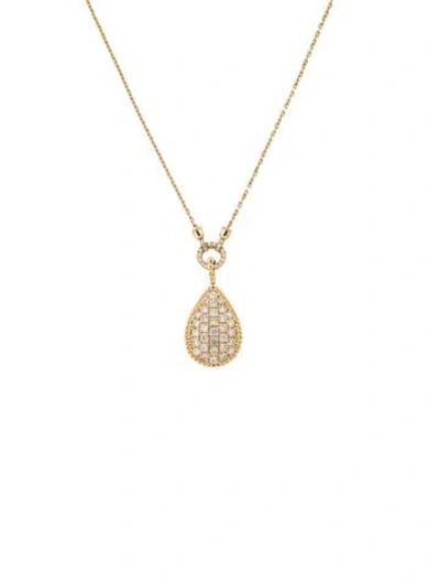 Pre-owned Necklace 14k 2.94ctw Diamond Pendant , 16" In Multi