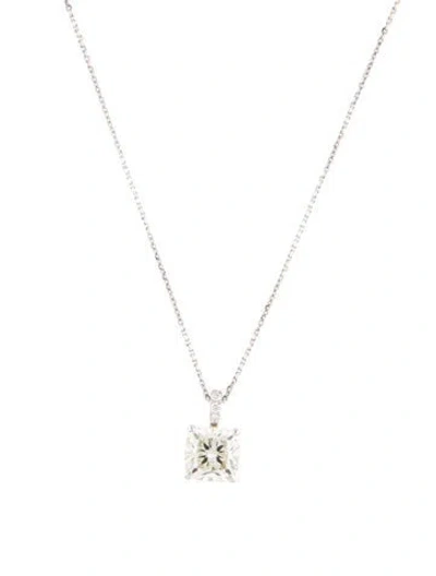 Pre-owned Necklace 14k 3.04ct Diamond Pendant , 18" In Multi