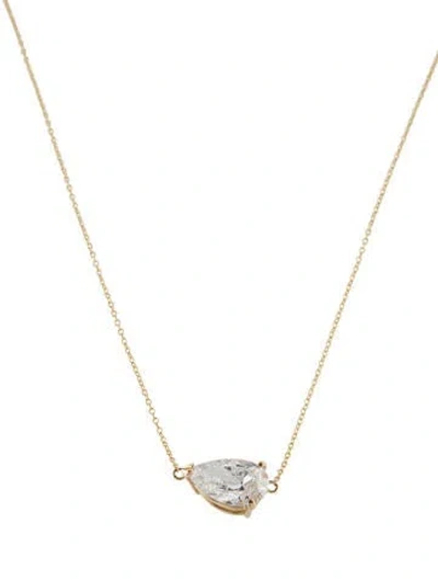 Pre-owned Necklace 14k 3.11ct Lab-grown Diamond Pendant , 17.5" In Multi