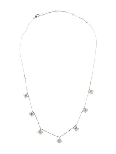 Pre-owned Necklace 14k 3.30ctw Diamond Collar , 17.75" In Multi