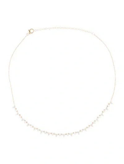Pre-owned Necklace 14k 3.48ctw Lab-grown Diamond Collar , 17" In Multi