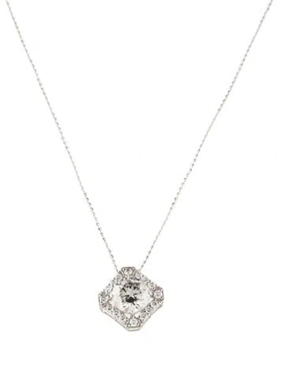 Pre-owned Necklace 14k 3.60ctw Lab-grown Diamond Tennis , 18" In Multi