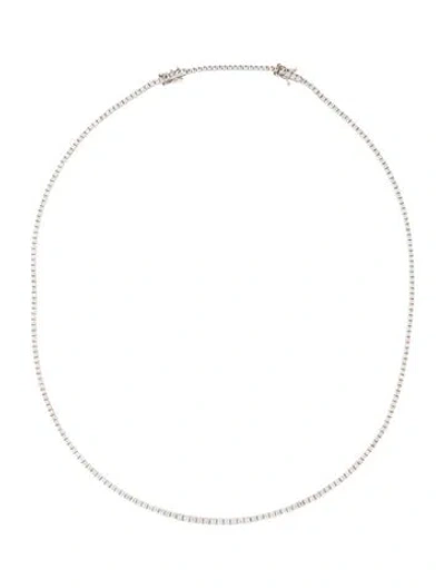 Pre-owned Necklace 14k 3.75ctw Diamond Tennis , 18" In Multi