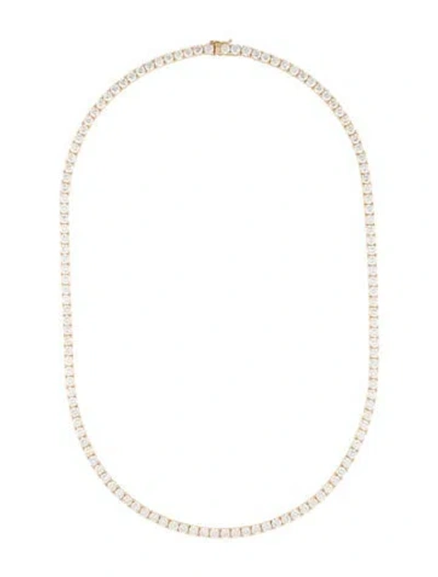 Pre-owned Necklace 14k 38.16ctw Diamond Tennis , 22" In Multi