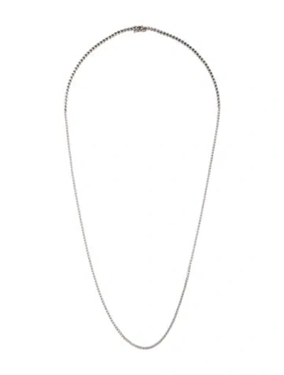 Pre-owned Necklace 14k 4.89ctw Diamond Long Chain , 25.25" In Multi