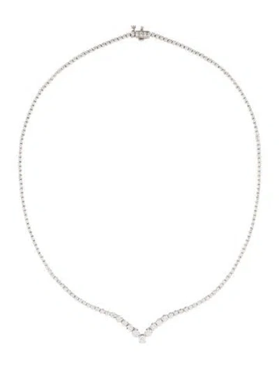 Pre-owned Necklace 14k 5.00ctw Diamond Collar , 17.5" In Multi