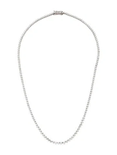 Pre-owned Necklace 14k 5.40ctw Diamond Collar , 17" In Multi