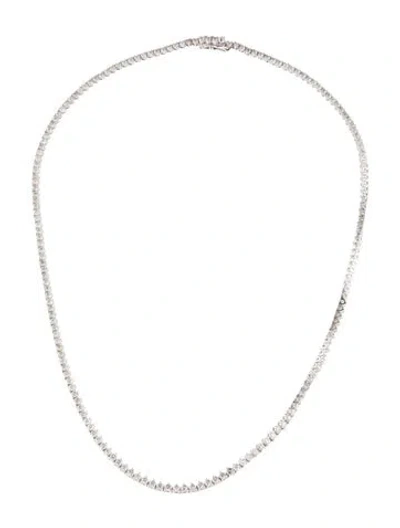 Pre-owned Necklace 14k 5.50ctw Diamond Tennis , 16" In Multi